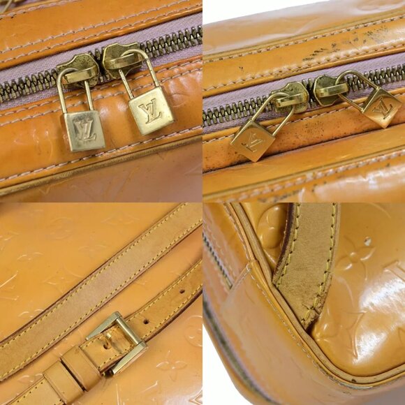 LOUIS VUITTON Marley Backpack Bag Monogram Vernis Leather Rose M91039 07EB442 - Picture 8 of 12